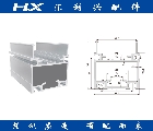 HLX-100123三倍速铝型材